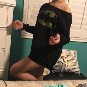 Cute oversized Batman hoodie :)